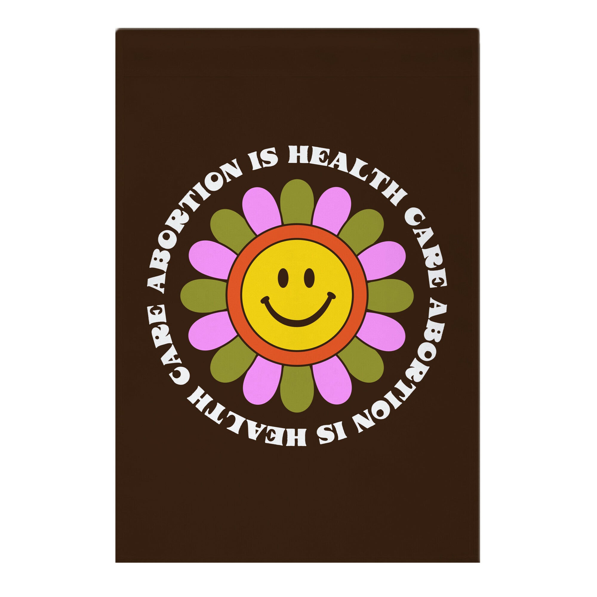 Abortion is Health Care Retro Garden Flag